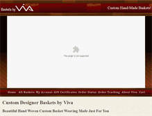 Tablet Screenshot of basketsbyviva.com